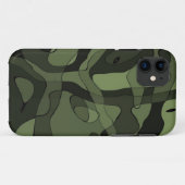 Coque d'art Abstrait vert pour iPhone (Dos (Horizontal))