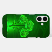 Coque d'art Rose vert brillant - coque iphone de  (Verso (horizontal))