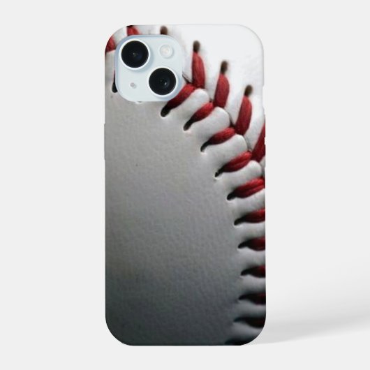Coque de base-ball iPhone 15 (Verso)