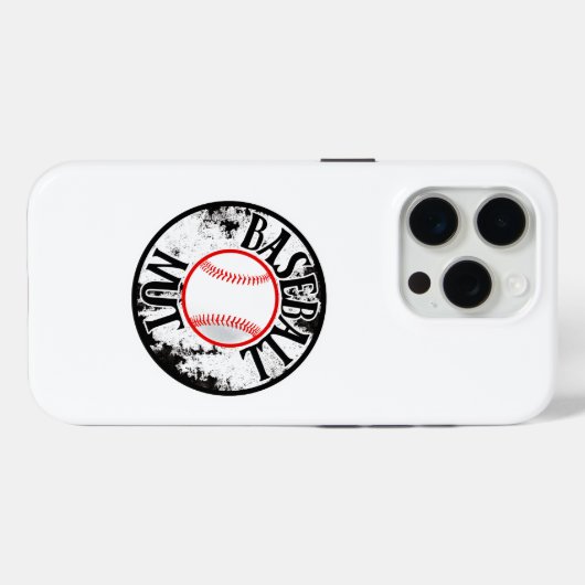 Coque de baseball-Mate coque iphone (Verso (horizontal))