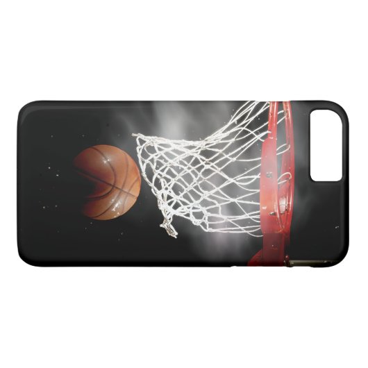Coque de basket-ball iPhone 7 (Dos (Horizontal))