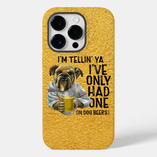 Coque de bières de chien-Mate coque iphone (Verso)