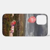 Coque de brebis de Noël Mate coque iphone (Verso (horizontal))