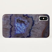 Coque de cellules de pierres minérales de géode bl (Dos (Horizontal))