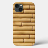 Coque de conception bambou-coque iphone de maté