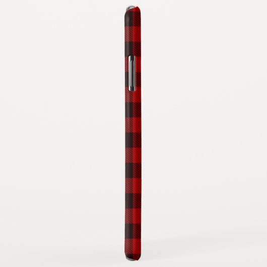 Coque de couverture iPhone Red Buffalo Check Plaid (Dos/Droite)
