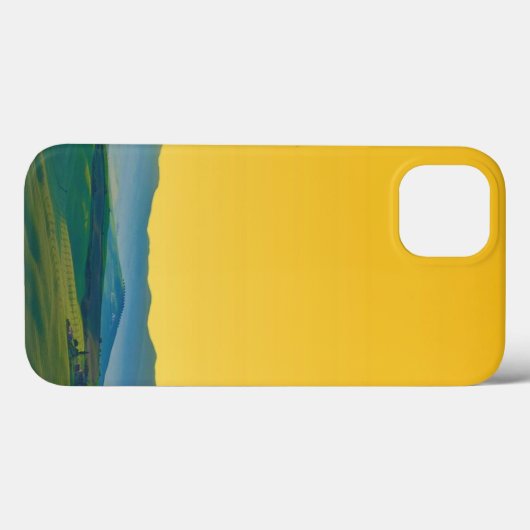 Coque de couverture téléphonique couleur jaune pou (Verso (horizontal))