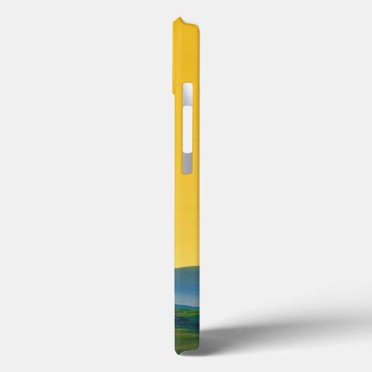 Coque de couverture téléphonique couleur jaune pou (Verso / Gauche)