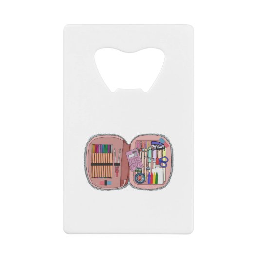 Coque de crayon scolaire (Devant)