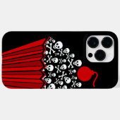 Coque de Cupcake du crâne - coque iphone de Mate (Verso (horizontal))