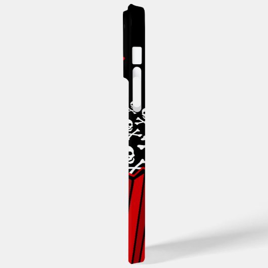 Coque de Cupcake du crâne - coque iphone de Mate (Verso / Gauche)