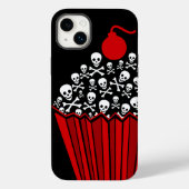 Coque de Cupcake du crâne - coque iphone de Mate (Verso)
