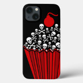 Coque de Cupcake du crâne - coque iphone de Mate (Verso)