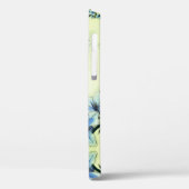 Coque de design floral bleu-coque iphone Mate (Verso / Gauche)