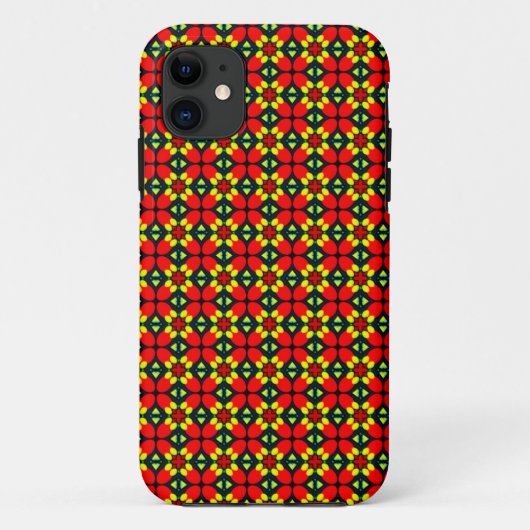 coque de fleur funky rétro original motif (Dos)