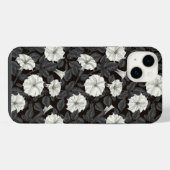 Coque de fleurs de lune coque iphone de l'accouple (Verso Horizontal)