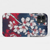 Coque de fleurs de minuit (Dos (Horizontal))