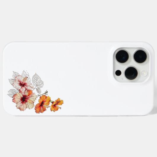 coque de fleurs iPhone 15 Pro Max (Verso (horizontal))
