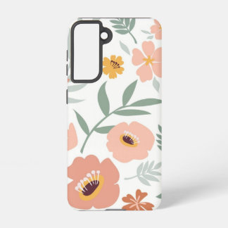 Coque de fleurs Samsung Galaxy S21