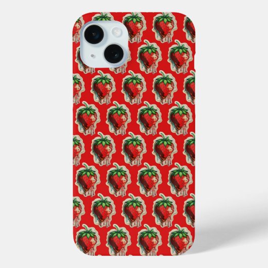 Coque de fraise-coque iphone (Verso)