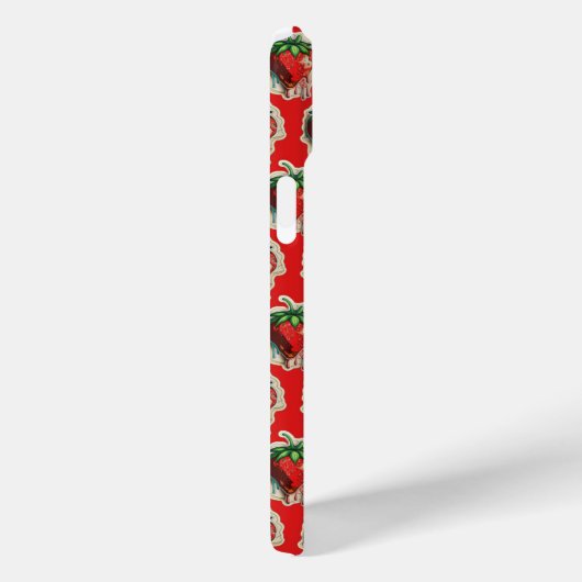 Coque de fraise-coque iphone (Verso / Droite)