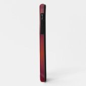 coque de iphone orange et rose abstraite (Dos/Gauche)