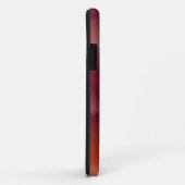 coque de iphone orange et rose abstraite (Dos/Droite)