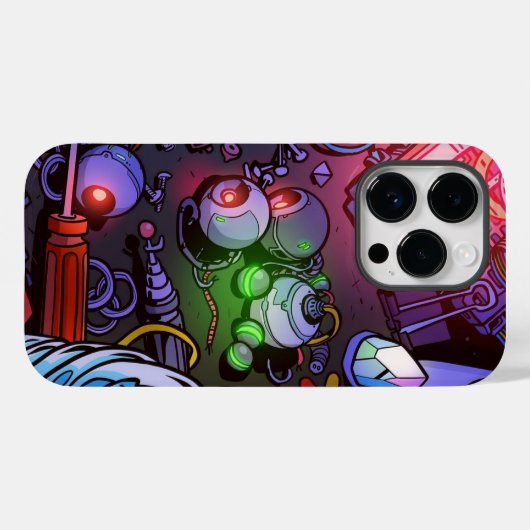 Coque de jeu de graffitis-coque iphone de maté (Verso (horizontal))