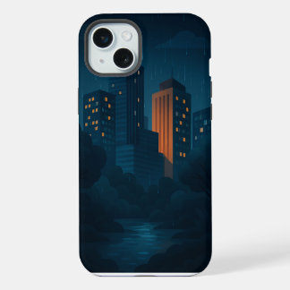 Coque de la ligne Skyline de la ville de nuit-coqu