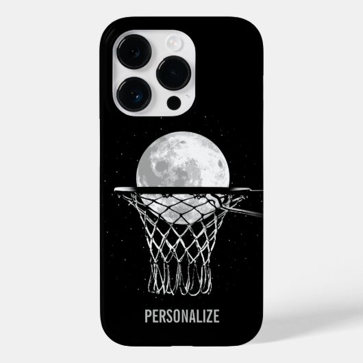 Coque de la lune de basket-ball-coque iphone (Verso)