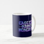 Coque de la Mug de café Manic lundi (Devant droit)