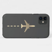 Coque de l'aviation - coque iphone (Dos (Horizontal))