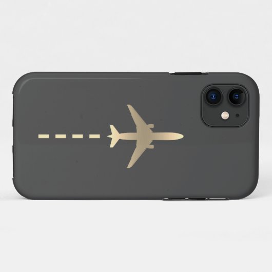 Coque de l'aviation - coque iphone (Dos (Horizontal))