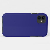 Coque de l'iPhone 11 bleu nuit (Dos (Horizontal))