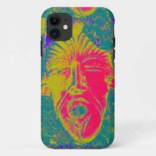 coque de masque de bouche ouverte