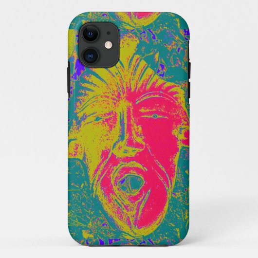 coque de masque de bouche ouverte (Dos)