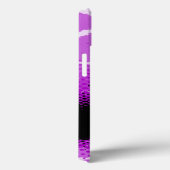 Coque de motif d'animal graphique noir violet (Verso / Droite)