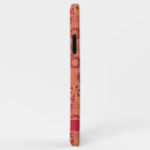 Coque de Motif rouge et orange-coque iphone de  (Dos/Droite)
