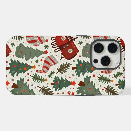 coque de Noël iPhone 15 Pro Max (Verso Horizontal)