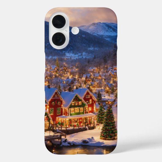 Coque de Noël pour iPhone 16 (Verso)