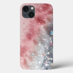 Coque de Parties scintillant rose vif avec étincel