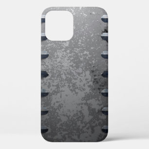 Coque de pierre et de métal industriel-Mate iPho