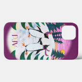 Coque de pingouins de patinage sur glace mignon iP (Verso (horizontal))