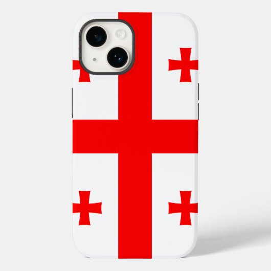 Coque de pomme patriotique - Mate avec drapeau de (Verso)