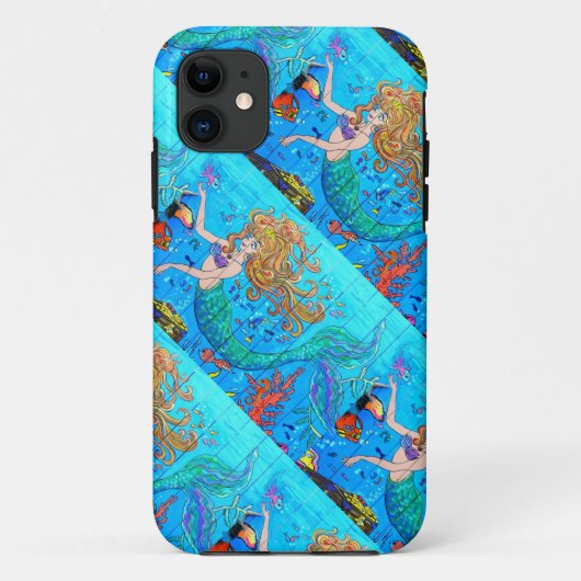 coque de sirènes rousses (Dos)