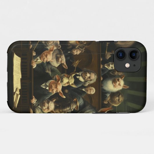 Coque de smartphone - Congrès des animaux (Dos (Horizontal))
