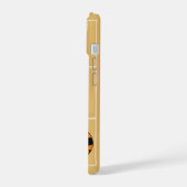 Coque de smartphone netball personnalisé (Côté gauche)