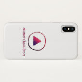 coque de style de magasin de la chaîne iPhone 10 M (Dos (Horizontal))