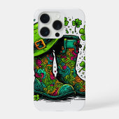 Coque de téléphone à bottes de vacances vertes