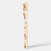 Coque de téléphone à motif de singe mignon – D (Verso / Gauche)